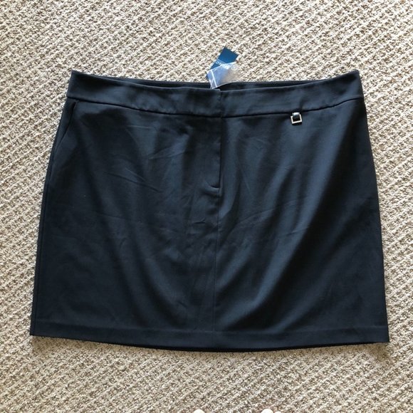 LANE BRYANT VENEZIA BLACK PENCIL SKIRT  SIZE 28 NEW - Picture 1 of 6